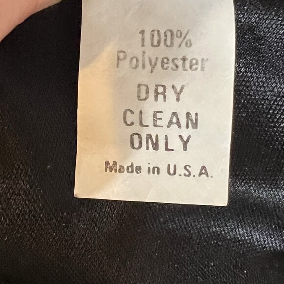 Vtg Dave & Johnny by Joseph Lara Black Cocktail Dress 13 14 fit 6 8 Sequins - Picture 13 of 13